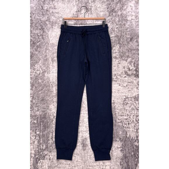 New Cotton Citizen Sweatpants Small Womens Blue Drawstring Waist Pull On Jogger - Picture 1 of 7